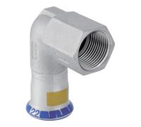 Geberit Geberit Coude de transition gaz Mapress d 28xRp 1, 90°, femelle filetée, acier inoxydable Quantité:1