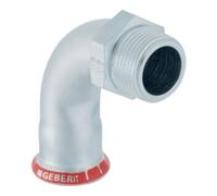Geberit Geberit coude de transition Mapress acier C d 54 mm x R 2, 90°, mâle, zingué extérieur Quantité:1