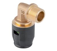 Geberit Geberit coude de transition PushFit d 25mmxR 3/4, 90°, mâle, bronze rouge Quantité:1