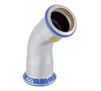 Geberit Geberit Coude gaz Mapress 45° en acier inoxydable, d= 42 mm Quantité:1