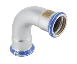 Geberit Geberit Coude gaz Mapress 90 degrés, acier inoxydable, d= 28 mm Quantité:1