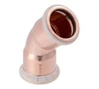 Geberit Geberit Coude Mapress 45 degrés, cuivre, d=54 mm Quantité:1