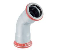 Geberit Geberit Coude Mapress acier C d= 15 mm, 45 degrés, galvanisé extérieur Quantité:1