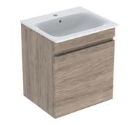 Geberit Geberit Ensemble lavabo meuble Renova Plan 60x62,2x48 cm, KP N rev., WT blanc/KeraTe Quantité:1