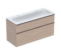 Geberit Geberit Ensemble meuble-lavabo iCon 120x63x48 cm, blanc/KeraTe, œuf, grand, mat Quantité:1
