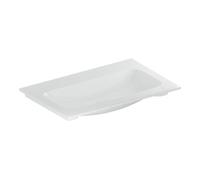 Geberit Geberit iCon Meuble-lavabo 75x48cm sans trou de robinet, sans trop-plein, blanc Quantité:1