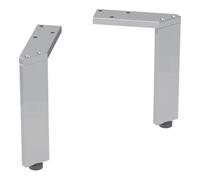 Geberit - Pieds pour armoires, 2 pièces, chrome 502.329.00.1