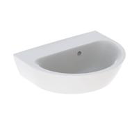 Geberit Geberit Lavabo à main Renova 45x36cm, blanc, sans robinet, avec trop-plein asym. Quantité:1