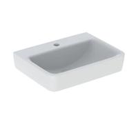 Geberit Geberit Lavabo à main Renova Plan 50x38cm, mitigeur, sans trop-plein, blanc K-Tect Quantité:1