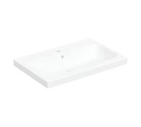 Geberit Geberit Lavabo à poser iCon 75x48 cm, évacuation horizontale milieu, avec trop-plein, sans plan de travail, blanc Quantité:1