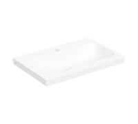 Geberit Geberit Lavabo à poser iCon 75x48 cm, sortie horizontale milieu, sans trop-plein, blanc Quantité:1