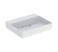 Geberit Geberit Lavabo à poser One 50x41 cm, sans trop-plein + trop-plein, blanc mat/blanc brillant Quantité:1