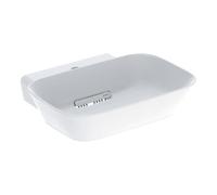 Geberit Geberit Lavabo à poser One 50x42,5 cm, cuvette, sortie horizontale, sans trop-plein, blanc K-Tec/B Quantité:1