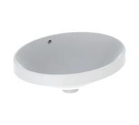 Geberit Geberit Lavabo encastré VariForm 50x40 cm, sans trop-plein, avec robinetterie, verre US / blanc Quantité:1