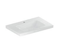 Geberit Geberit Lavabo iCon Light 75x48 cm, HL mi, sans trop-plein, avec tablette, blanc Quantité:1