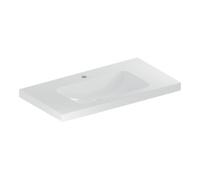 Geberit Geberit Lavabo iCon Light 90x48 cm, HL mi, sans trop-plein, avec tablette, blanc K-Tect Quantité:1