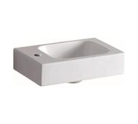 Geberit Geberit Lavabo mural iCon 38x28 cm, mitigeur à gauche, sans trop-plein, blanc K-Tect Quantité:1