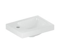 Geberit Geberit Lavabo mural iCon Light 38x28 cm, robinet à gauche, sans trop-plein, blanc KeraTect Quantité:1