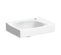 Geberit Geberit Lavabo mural Xeno2 40x28 cm, mitigeur à droite, sans trop-plein, blanc K-Tect Quantité:1