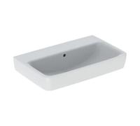 Geberit Geberit Lavabo Renova Compact 65x40 cm, sans trou de robinet, avec trop-plein, blanc Quantité:1