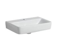 Lavabo Geberit Renova Compact 55 cm sans trop-plein avec trou de robinetterie - GEBERIT 502.998.00.1