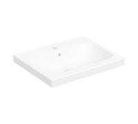 Geberit Geberit Lavabo sur plan iCon Light 60x48 cm, évacuation horizontale, blanc alpin mat Quantité:1
