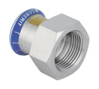 Geberit Geberit Manchon de transition gaz Mapress d 54xR 2, FI, pour gaz naturel et bouteille, acier inoxydable Quantité:1