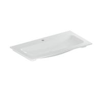 Geberit Geberit Meuble lavabo iCon 90x48cm, mitigeur, sans trop-plein, blanc Quantité:1