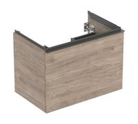 Geberit Acanto, armoire inférieure pour lavabos, 1 tiroir et 1 tiroir intérieur, suspendu, 740x541x475mm, 503.004.JR.1