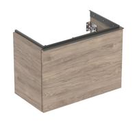 Geberit Acanto, armoire inférieure pour lavabos, 1 tiroir et 1 tiroir intérieur, saillie réduite, 740x535x415mm, 503.009.JR.1