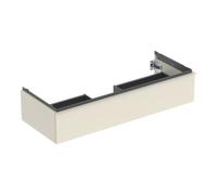 Geberit Geberit Meuble sous-lavabo iCon 118,4x24,7x47,6 cm, blanc brillant/sable mat Quantité:1