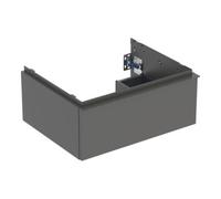 Geberit iCon, armoire basse pour lavabo, 1 tiroir, 59,2x24,7x47,6 cm, 502310, 502310JK1, Couleur: Façade/carcasse : lava/lacqué mat, poignée : lava/poudré mat - CM