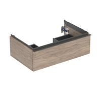 Geberit iCon meuble sous-vasque 502311JR1 74x24,7x47,6cm, poignée noyer/lave mat