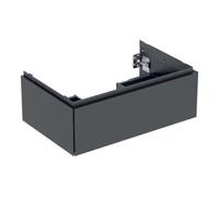 Geberit Geberit Meuble sous lavabo One 74x50,4x47 cm, noir mat, 1 tiroir Quantité:1