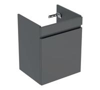 Meuble sous lavabo 55 cm Geberit Renova Plan 1 tiroir 1 tiroir à l'angl Gris vel - GEBERIT 501.904.JK.1