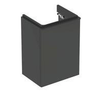 Geberit Smyle Square lave-mains meuble bas 500351JK1 44,2x61,7x35,6cm, porte 2000 à gauche, lave mate