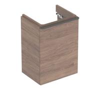 Geberit Smyle Square, meuble sous-lavabo, 500350, 442x617x356mm, avec 1 porte, ouverture à droite, 500350JR1, Couleur: Structure en bois de noyer hickory / mélamine - CM