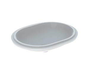 Geberit Geberit Meuble sous-lavabo VariForm 62,5x49cm, sans trop-plein, ellip., blanc brillant Quantité:1