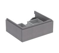 Geberit Meuble sous-lavabo suspendu Xeno2 58x46,2x22 cm 1 tiroir Gris Scultura