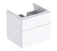 Geberit Xeno² meuble sous-vasque 500506011 58x53x46,2cm, brillant/ blanc , avec 2 tiroirs