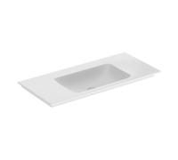Geberit Geberit Meuble vasque One 105x48cm, sans robinet + trop-plein, blanc KeraTect Quantité:1