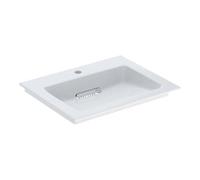 Geberit Geberit Meuble vasque One 60 cm, sortie horizontale, sans trop-plein, blanc K-Tect/Bl blanc Quantité:1