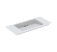 Geberit Geberit Meuble vasque One 90x40 cm, sans trop-plein, blanc K-Tec/Bl chromé Quantité:1