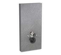 Geberit Geberit Module WC mural Monolith H 101 cm, ardoise foncée, alu satiné chromé SW Quantité:1
