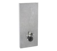 Geberit Geberit Module WC mural Monolith H 114 cm, béton gris, côté aluminium Quantité:1