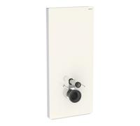 Geberit Geberit Module WC mural Monolith H 114 cm, verre satiné gris sable, face alu Quantité:1