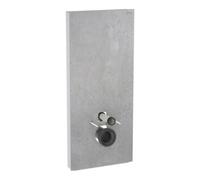 Geberit Geberit Module WC mural Monolith Plus H 114 cm, façade pierre béton, côté alu Quantité:1