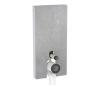 Geberit Geberit Module WC sur pied Monolith H 101 cm, béton gris, côté aluminium Quantité:1