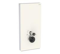 Geberit Geberit Module WC suspendu Monolith Plus H 101 cm, verre satiné gris sable, face alu Quantité:1