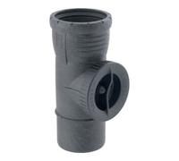 Geberit Geberit Pièce de nettoyage Silent Pro DN 150, 90° gr, avec ouverture de service ronde Quantité:1